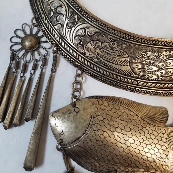 Enjaie Intl Statement Necklace Made in Thailand - Picture 5 of 7